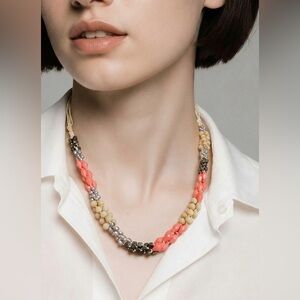 Elegant Multicolor Beaded Necklace